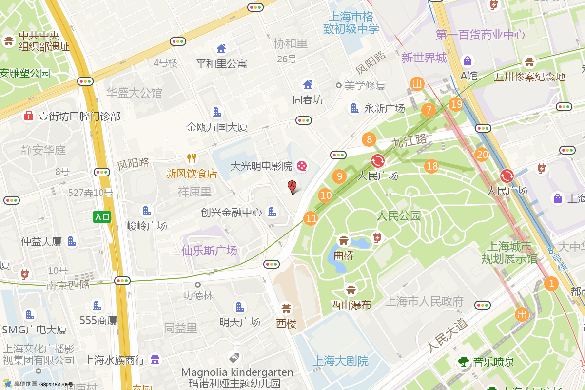NX258在高德地图中的位置