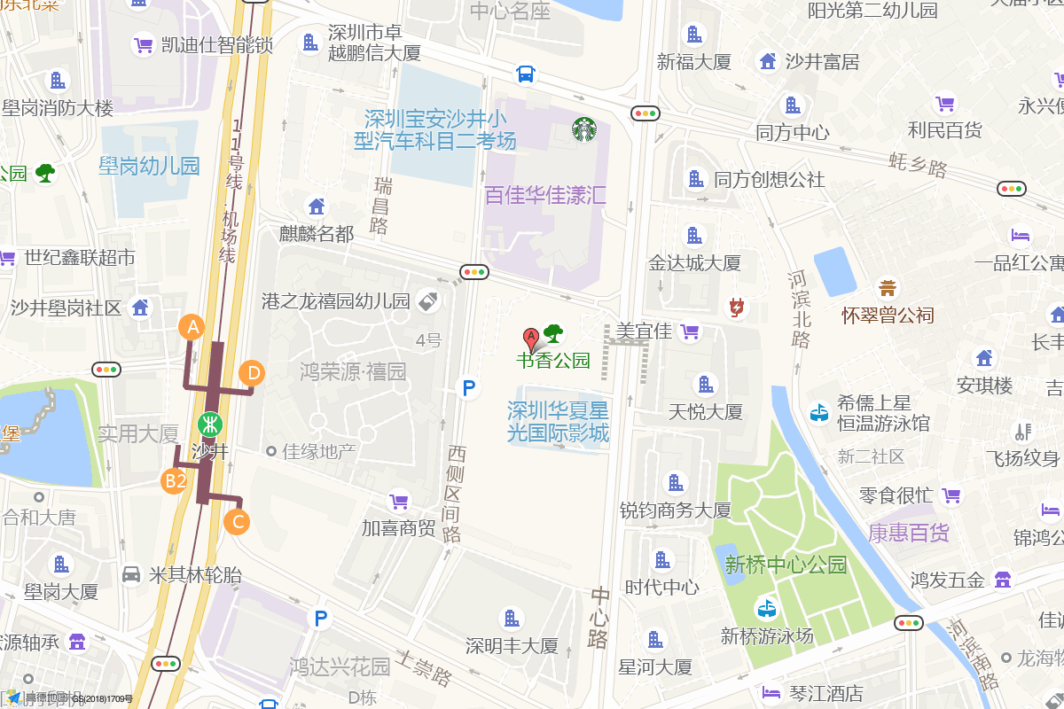 深圳绿城·锦和玉鸣在高德地图中的位置