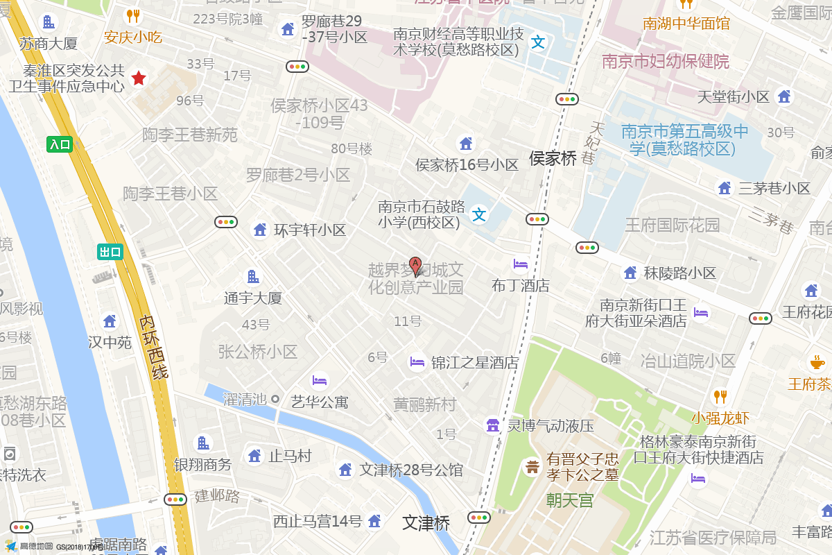 越界梦幻城在高德地图中的位置