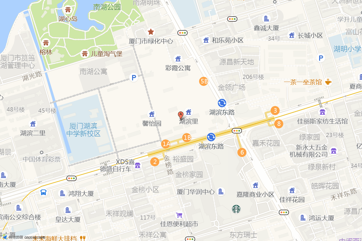 厦门万象城二期在高德地图中的位置