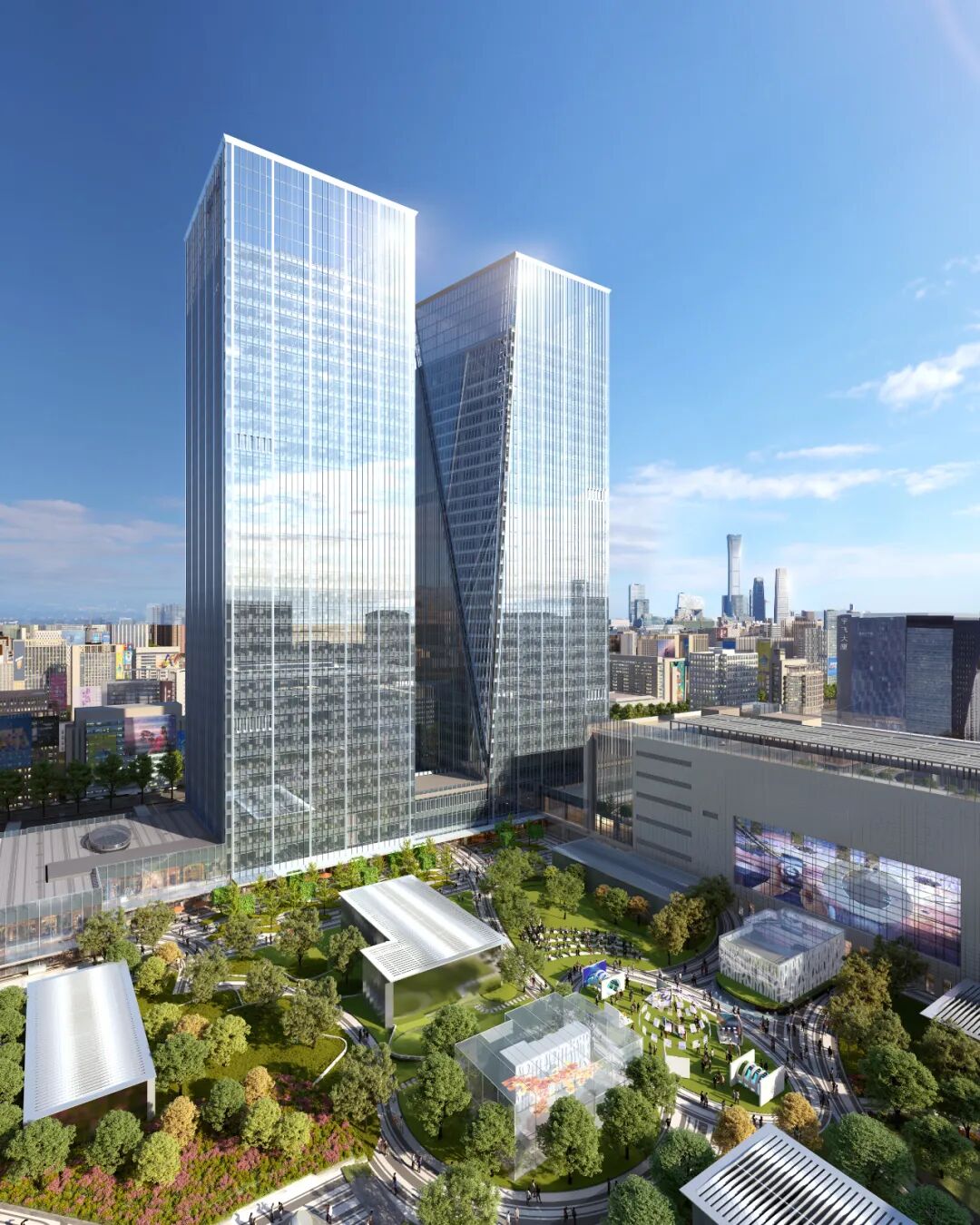 东外39MALL屋顶花园设计效果图,非建成实景